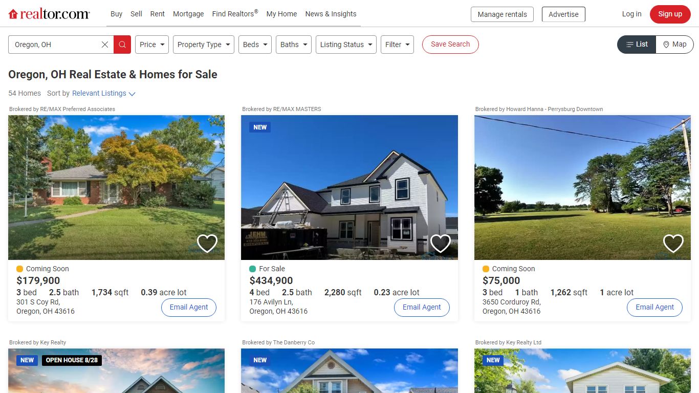 Oregon, OH Real Estate - Oregon Homes for Sale | realtor.com®